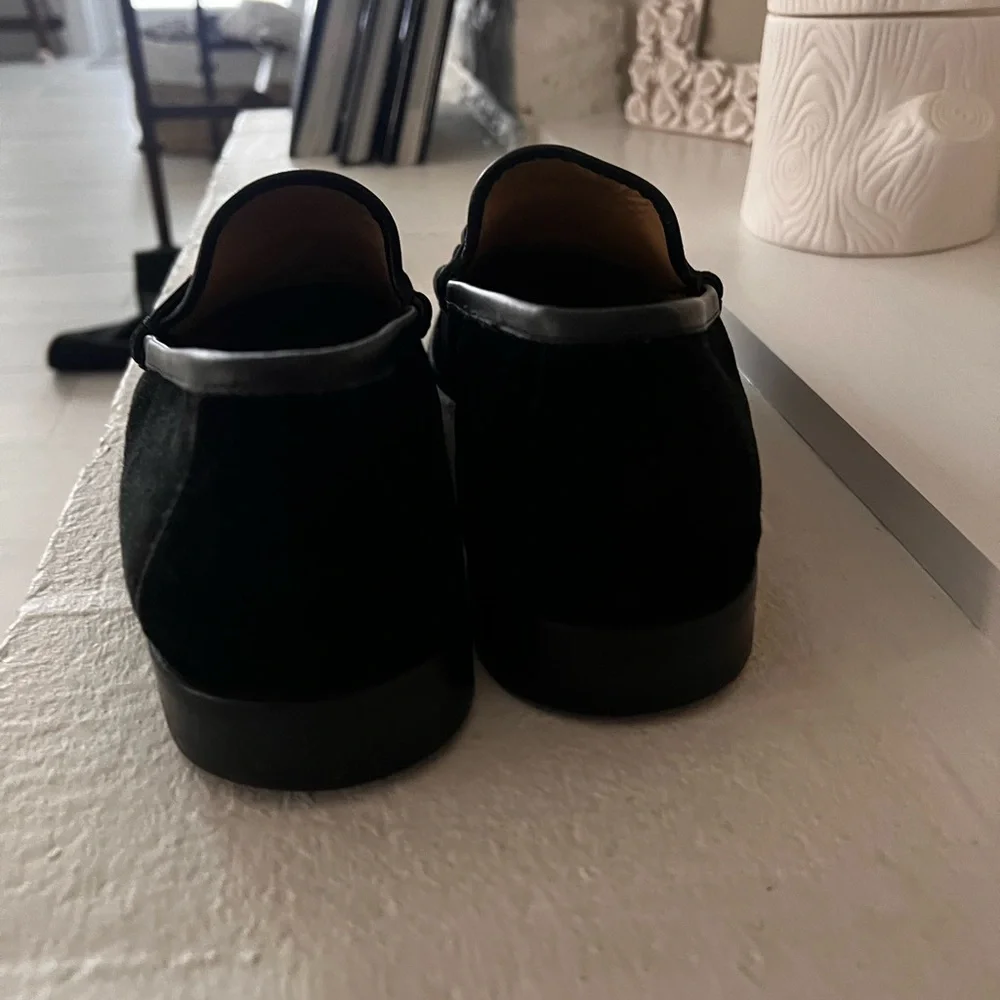 Gucci Authentic Horsebit Suede Loafer